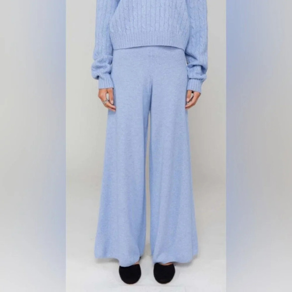 Leset Zoe Wide leg Pant Cornflower Blue | Large - Picture 1 of 8